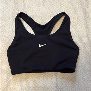 Nike Black Sports Bra with Racerback Design